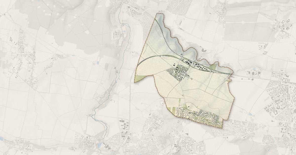Portrait cartographique de Saint-Germain-de-la-Grange : relief, eau, forêts, bâti et voies, calculés à partir des données de l'IGN
