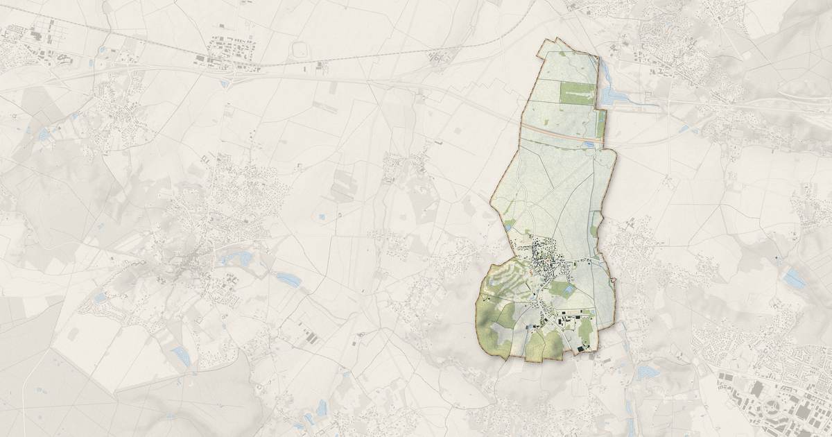 Portrait cartographique de Le Tremblay-sur-Mauldre : relief, eau, forêts, bâti et voies, calculés à partir des données de l'IGN