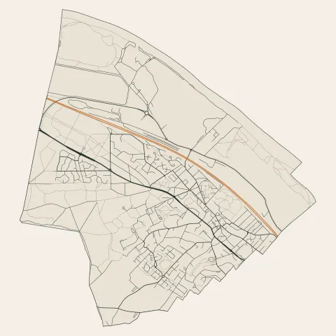 Verneuil-sur-Seine : voies