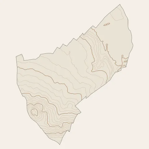 Vernouillet : courbes de niveau