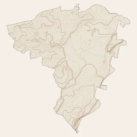 Loretz-d'Argenton : courbes de niveau