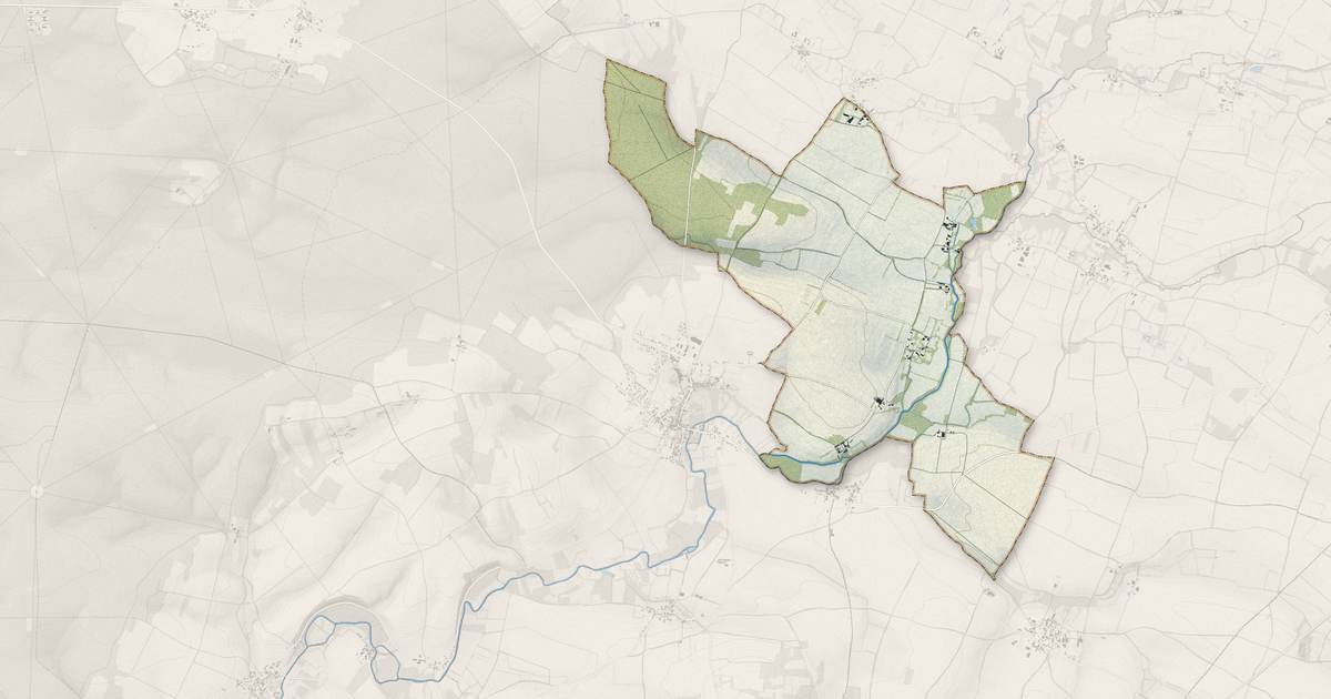 Portrait cartographique de Brieuil-sur-Chizé : relief, eau, forêts, bâti et voies, calculés à partir des données de l'IGN