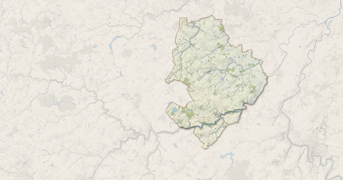 Portrait cartographique de Val en Vignes : relief, eau, forêts, bâti et voies, calculés à partir des données de l'IGN