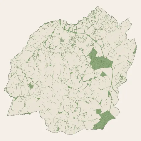 La Chapelle-Saint-Laurent : bois, forêts et landes