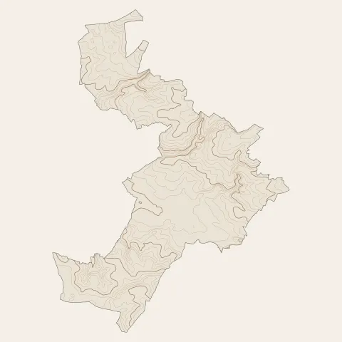 Chef-Boutonne : courbes de niveau