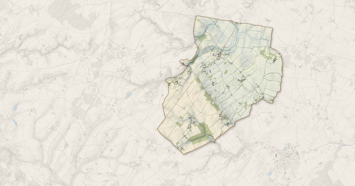 Portrait cartographique de Chey : relief, eau, forêts, bâti et voies, calculés à partir des données de l'IGN