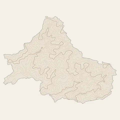 Courlay : courbes de niveau