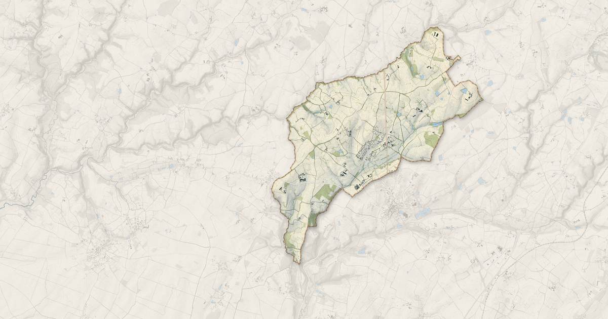 Portrait cartographique de Cours : relief, eau, forêts, bâti et voies, calculés à partir des données de l'IGN