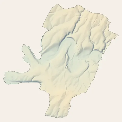 Échiré : relief