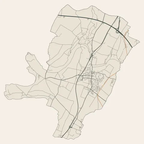 Échiré : voies