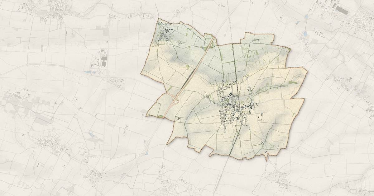 Portrait cartographique de Fors : relief, eau, forêts, bâti et voies, calculés à partir des données de l'IGN