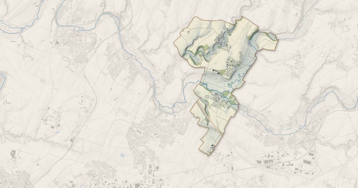 Portrait cartographique de François : relief, eau, forêts, bâti et voies, calculés à partir des données de l'IGN