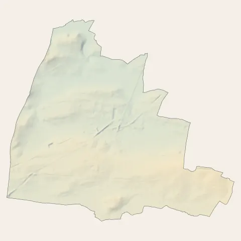 Frontenay-Rohan-Rohan : relief