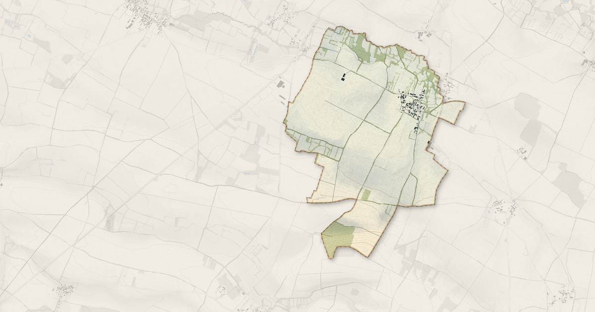Portrait cartographique de Juillé : relief, eau, forêts, bâti et voies, calculés à partir des données de l'IGN