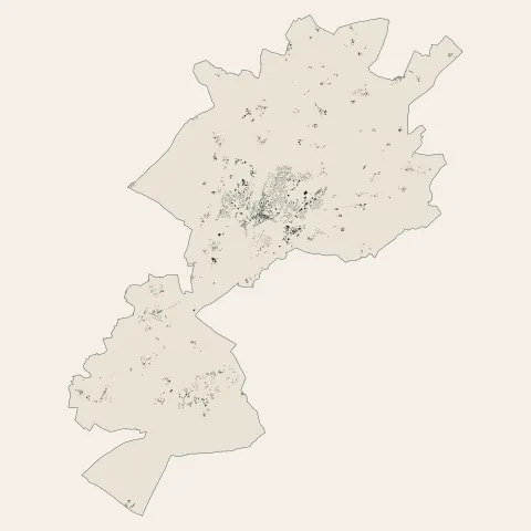Melle : bâti