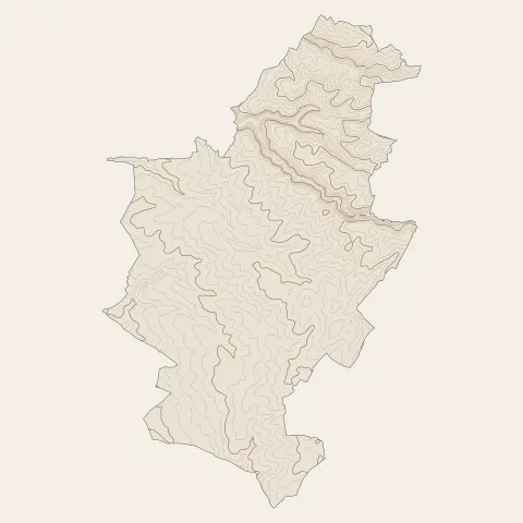 Aigondigné : courbes de niveau