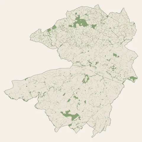 Nueil-les-Aubiers : bois, forêts et landes