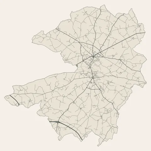 Nueil-les-Aubiers : voies