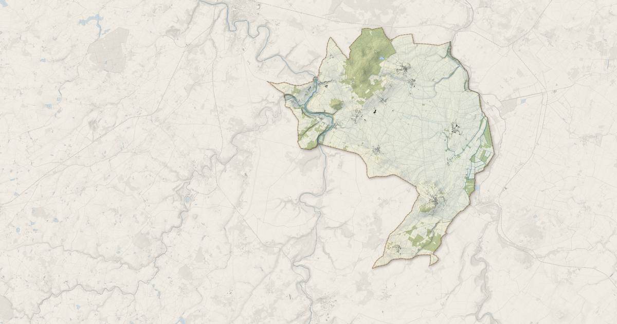 Portrait cartographique de Plaine-et-Vallées : relief, eau, forêts, bâti et voies, calculés à partir des données de l'IGN