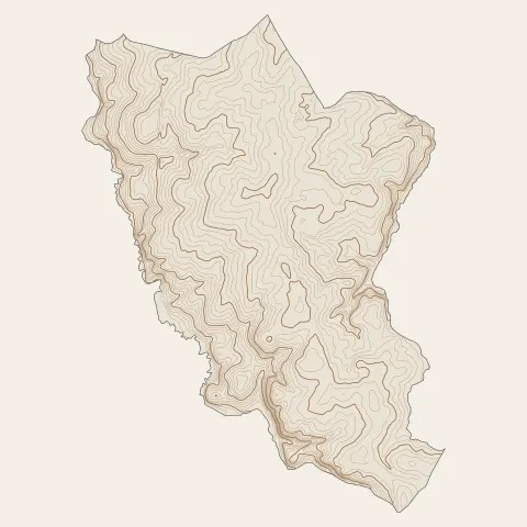 Pompaire : courbes de niveau