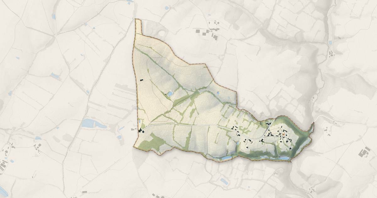 Portrait cartographique de Puihardy : relief, eau, forêts, bâti et voies, calculés à partir des données de l'IGN