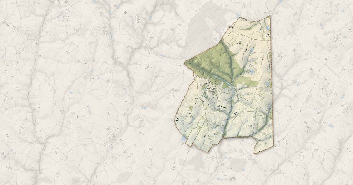 Portrait cartographique de Le Retail : relief, eau, forêts, bâti et voies, calculés à partir des données de l'IGN