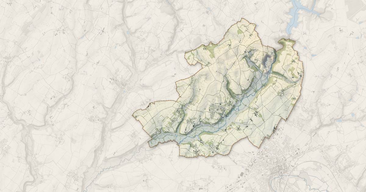 Portrait cartographique de Saivres : relief, eau, forêts, bâti et voies, calculés à partir des données de l'IGN
