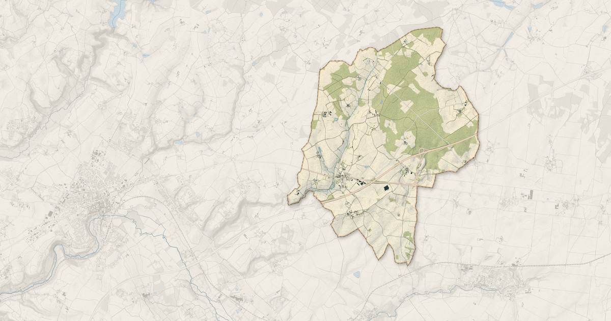 Portrait cartographique de Soudan : relief, eau, forêts, bâti et voies, calculés à partir des données de l'IGN