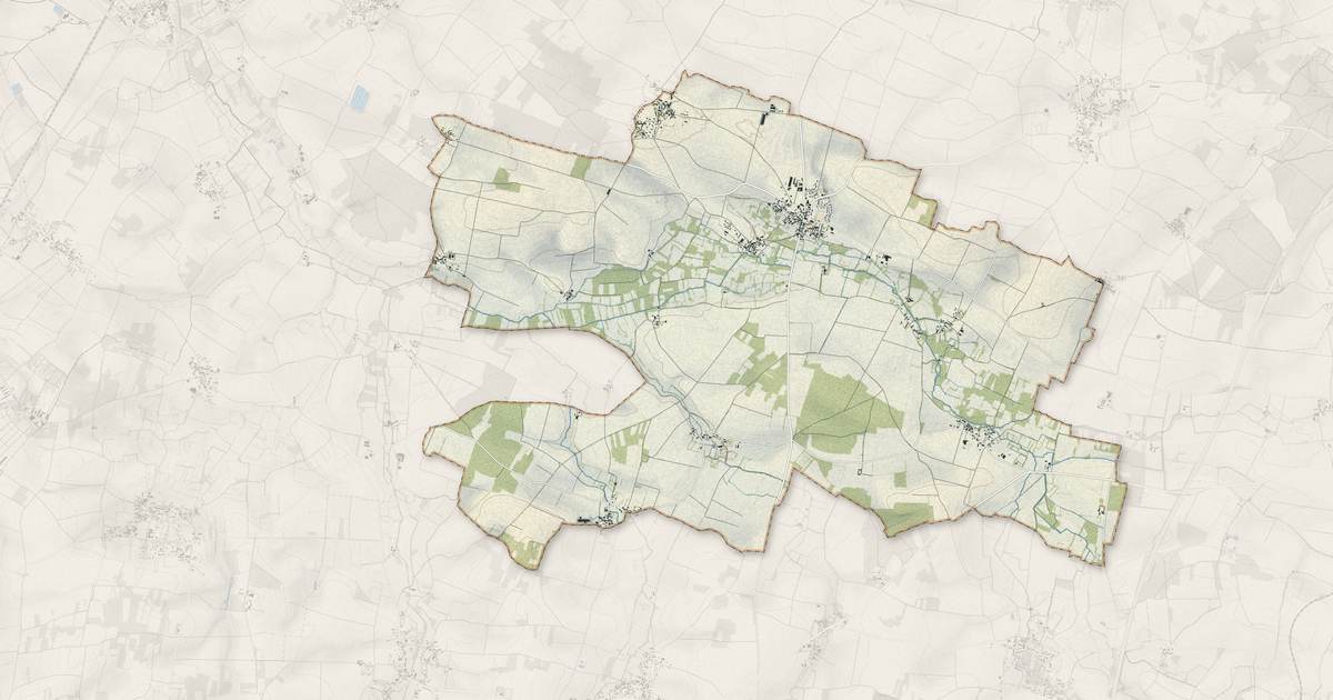 Portrait cartographique de Val-du-Mignon : relief, eau, forêts, bâti et voies, calculés à partir des données de l'IGN