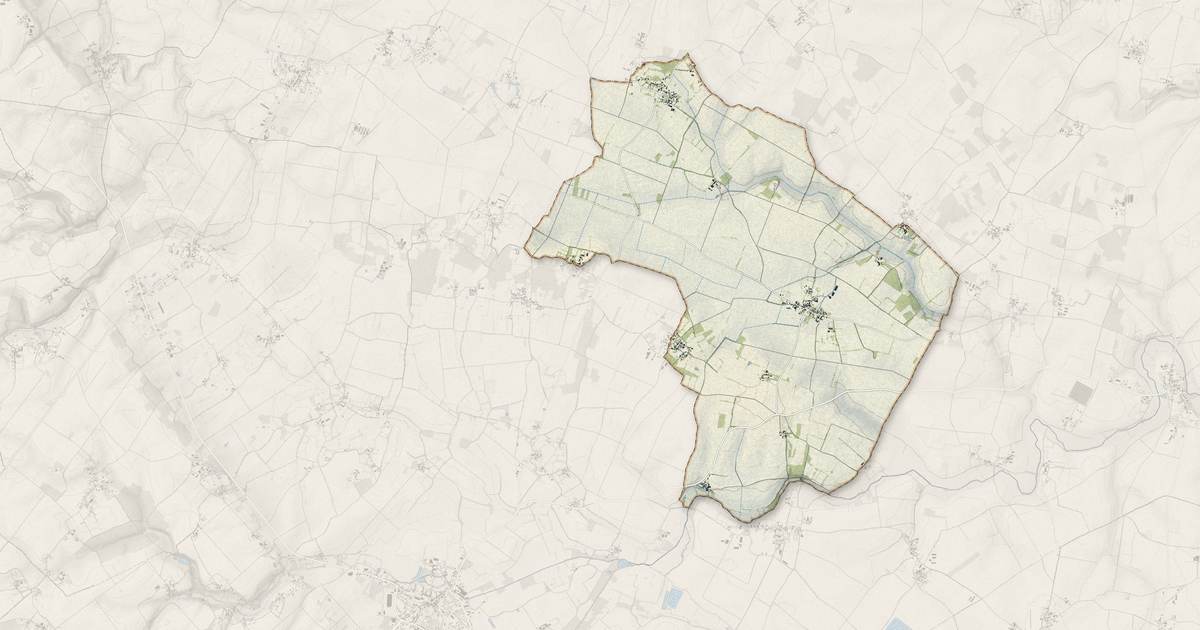 Portrait cartographique de Vançais : relief, eau, forêts, bâti et voies, calculés à partir des données de l'IGN