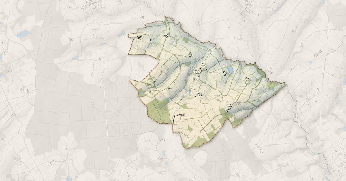 Portrait cartographique de Vautebis : relief, eau, forêts, bâti et voies, calculés à partir des données de l'IGN