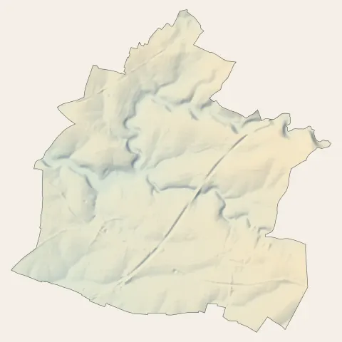 Vouillé : relief