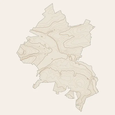 Amiens : courbes de niveau