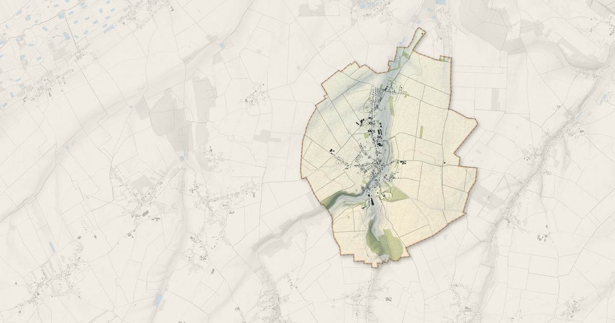 Portrait cartographique de Arrest : relief, eau, forêts, bâti et voies, calculés à partir des données de l'IGN