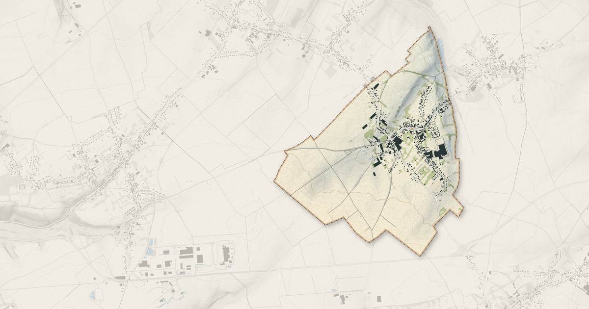 Portrait cartographique de Béthencourt-sur-Mer : relief, eau, forêts, bâti et voies, calculés à partir des données de l'IGN