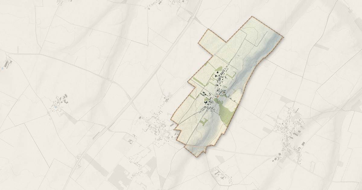 Portrait cartographique de Biencourt : relief, eau, forêts, bâti et voies, calculés à partir des données de l'IGN