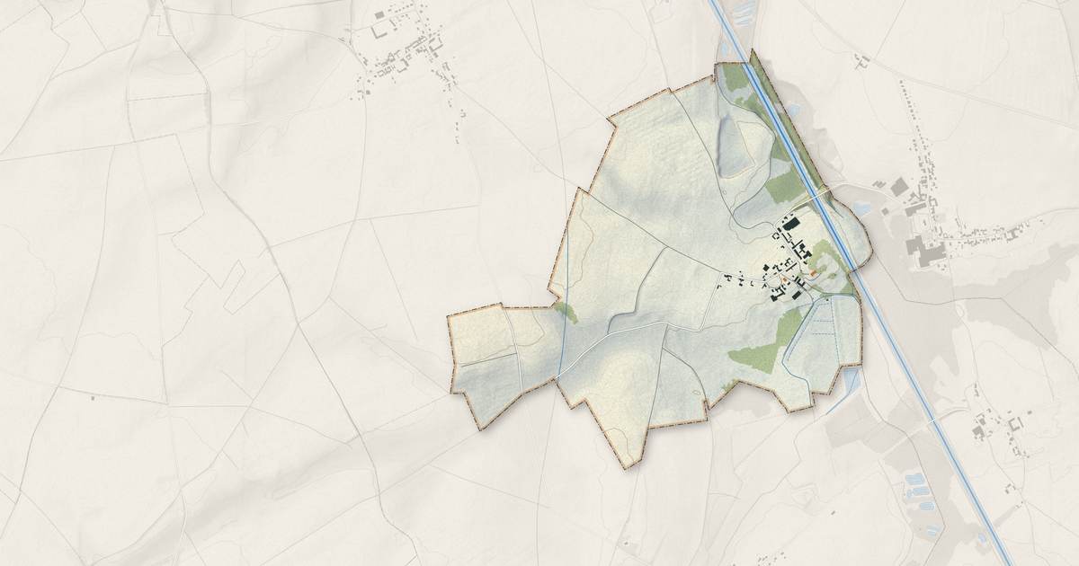 Portrait cartographique de Breuil : relief, eau, forêts, bâti et voies, calculés à partir des données de l'IGN