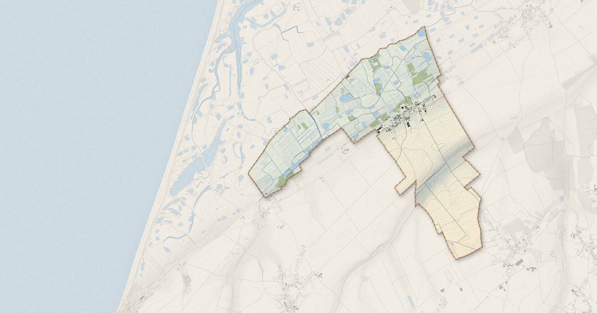 Portrait cartographique de Brutelles : relief, eau, forêts, bâti et voies, calculés à partir des données de l'IGN