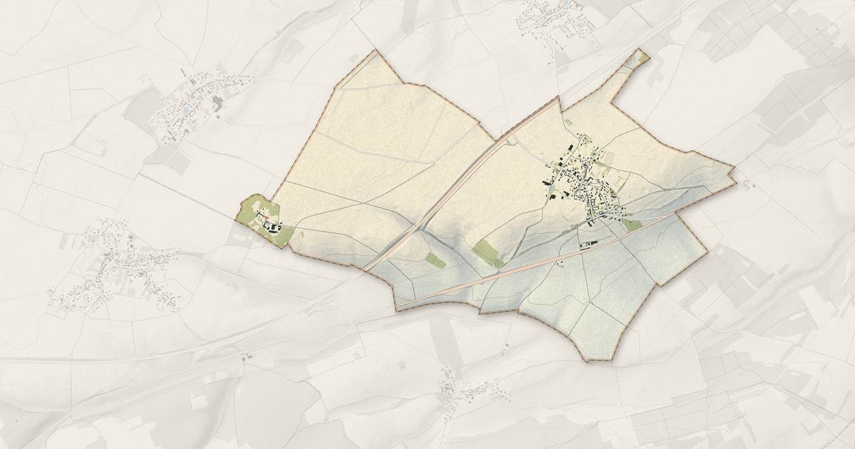 Portrait cartographique de Clairy-Saulchoix : relief, eau, forêts, bâti et voies, calculés à partir des données de l'IGN