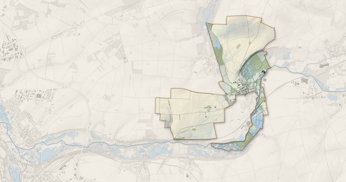 Portrait cartographique de Daours : relief, eau, forêts, bâti et voies, calculés à partir des données de l'IGN