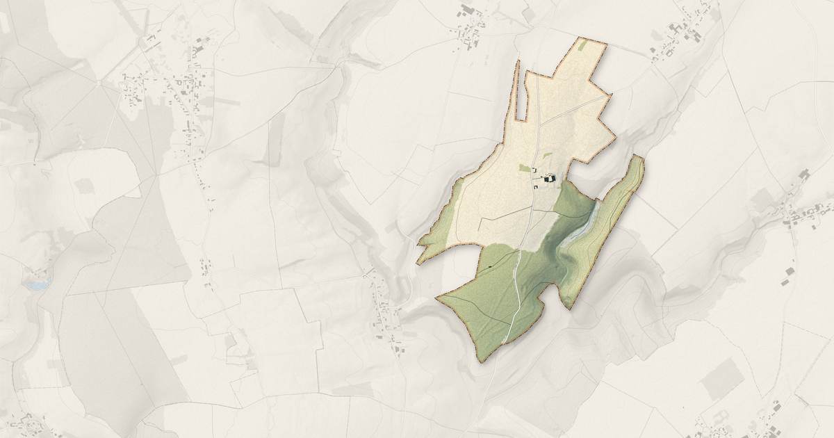 Portrait cartographique de Épécamps : relief, eau, forêts, bâti et voies, calculés à partir des données de l'IGN