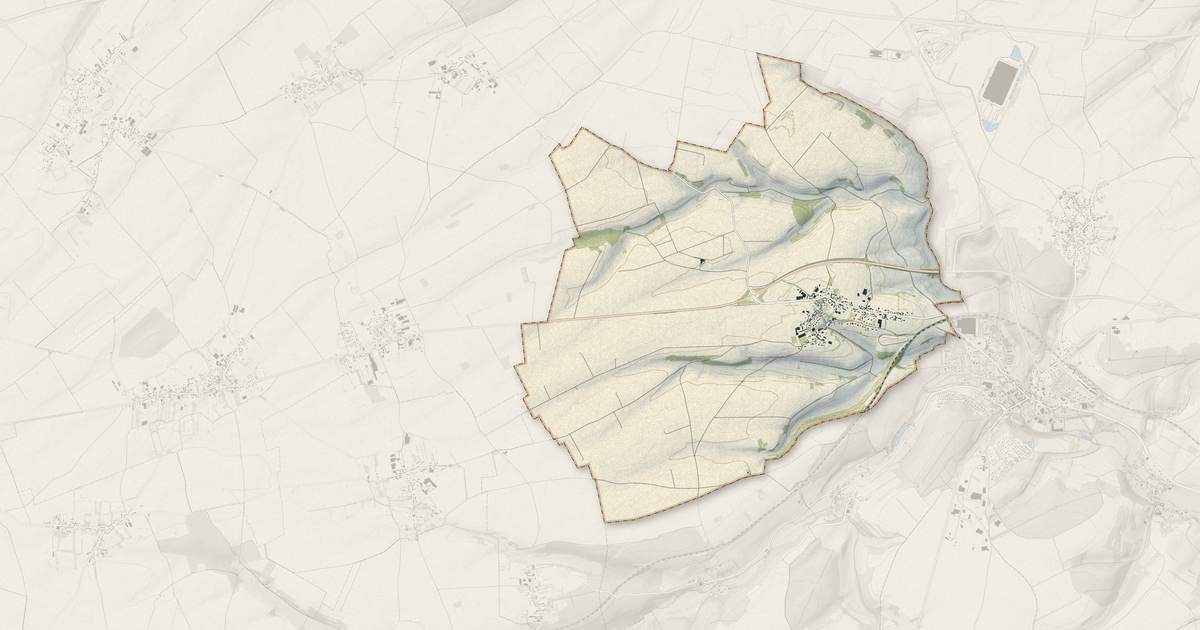 Portrait cartographique de Éplessier : relief, eau, forêts, bâti et voies, calculés à partir des données de l'IGN