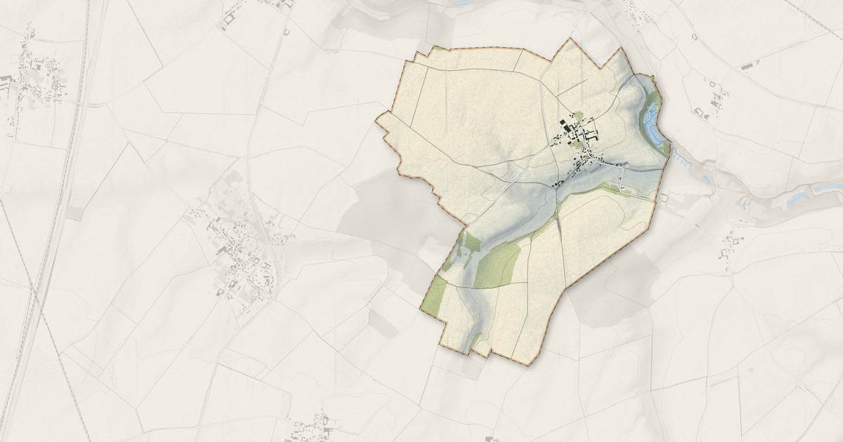 Portrait cartographique de Étalon : relief, eau, forêts, bâti et voies, calculés à partir des données de l'IGN