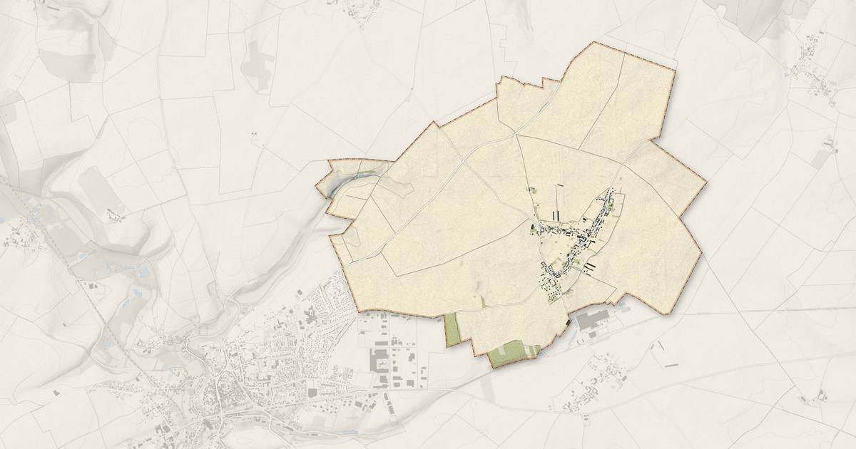 Portrait cartographique de Ételfay : relief, eau, forêts, bâti et voies, calculés à partir des données de l'IGN