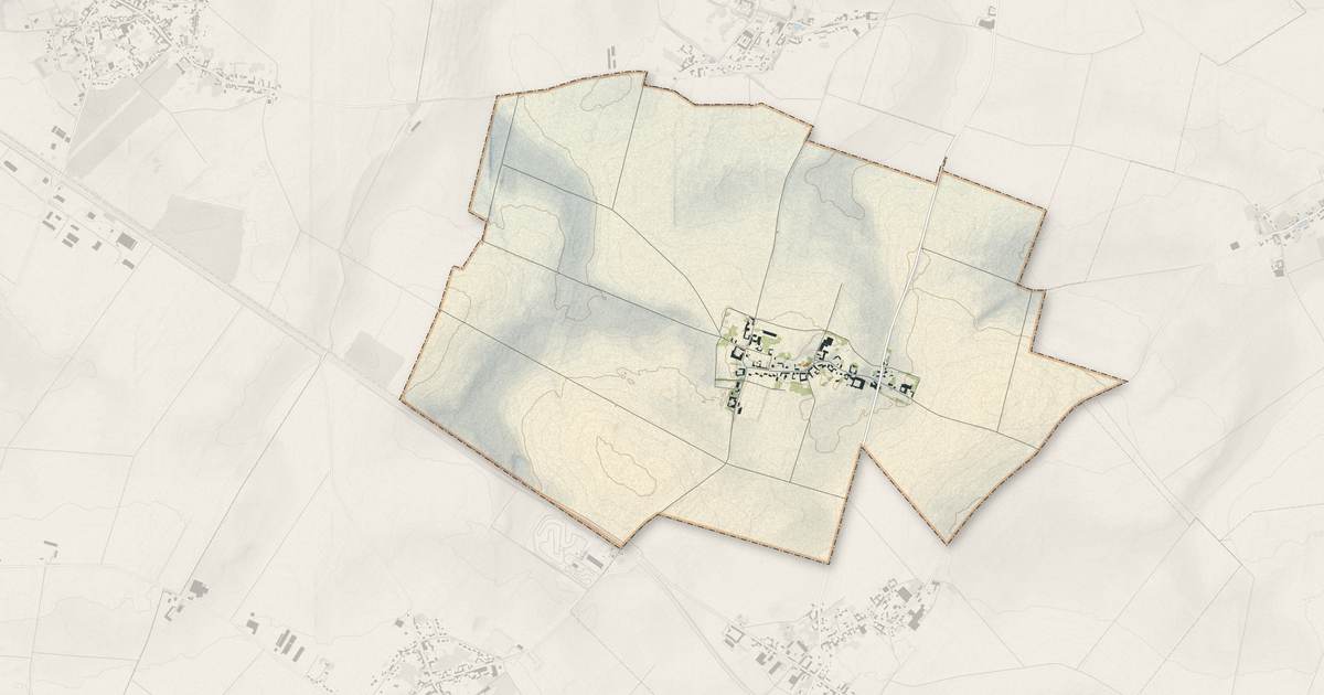 Portrait cartographique de Folies : relief, eau, forêts, bâti et voies, calculés à partir des données de l'IGN