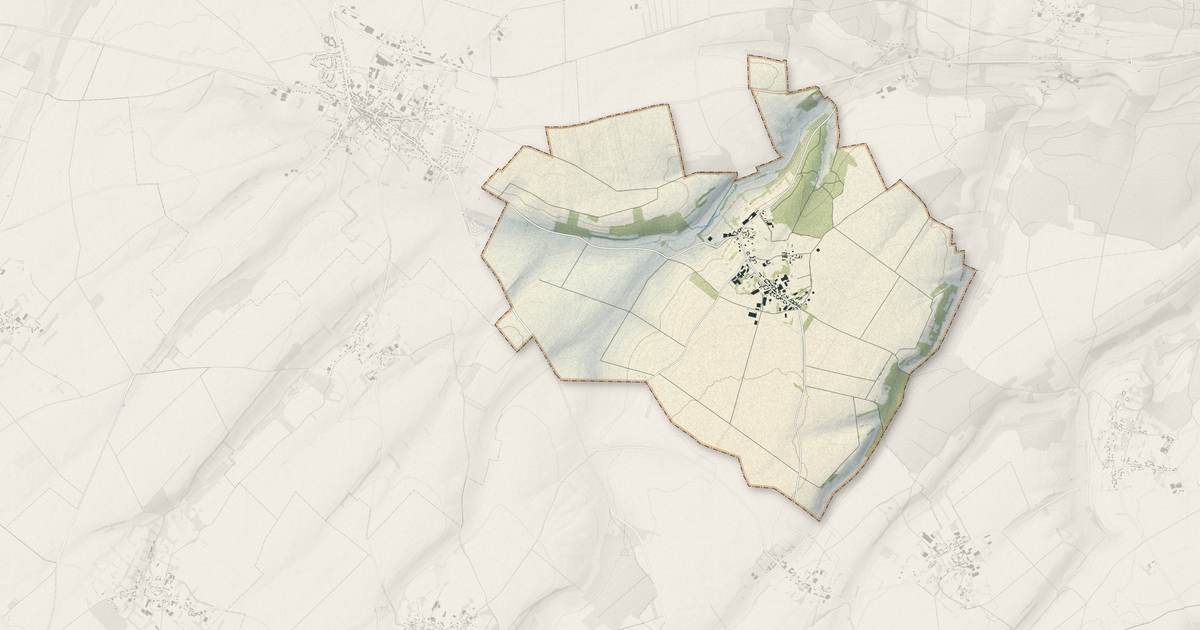 Portrait cartographique de Fontaine-le-Sec : relief, eau, forêts, bâti et voies, calculés à partir des données de l'IGN
