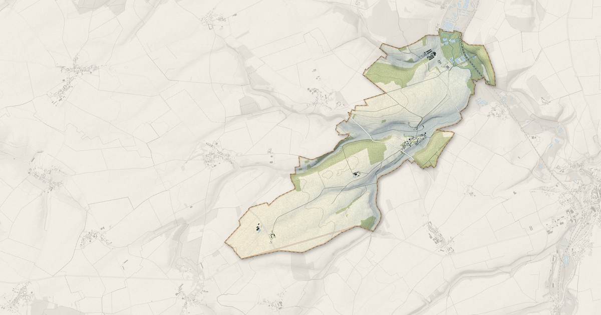 Portrait cartographique de Fontaine-sous-Montdidier : relief, eau, forêts, bâti et voies, calculés à partir des données de l'IGN