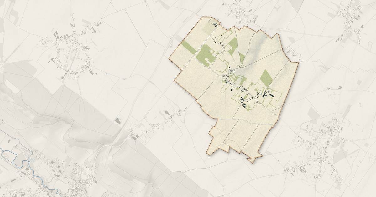 Portrait cartographique de Framicourt : relief, eau, forêts, bâti et voies, calculés à partir des données de l'IGN