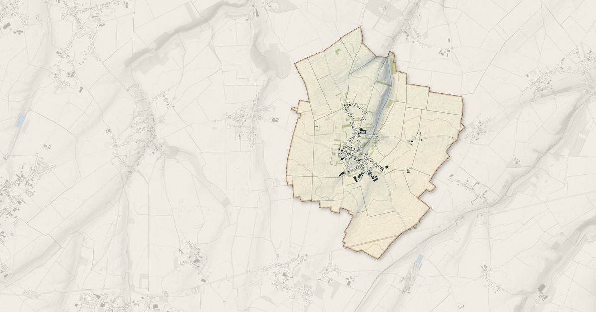 Portrait cartographique de Franleu : relief, eau, forêts, bâti et voies, calculés à partir des données de l'IGN