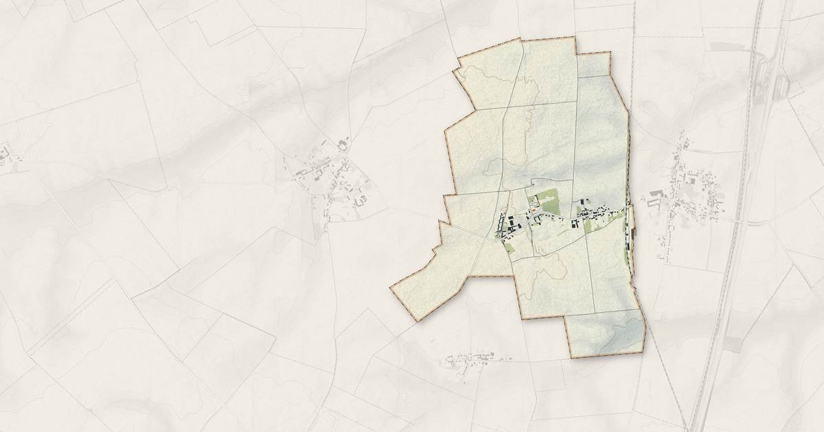 Portrait cartographique de Fransart : relief, eau, forêts, bâti et voies, calculés à partir des données de l'IGN